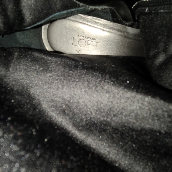 Boot black with grey wedge heel knee High boot - Picture 15 of 15